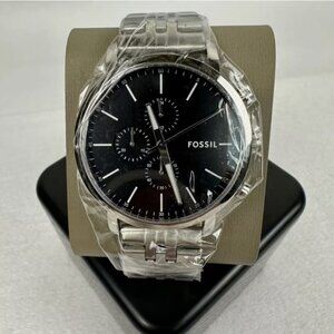 Fossil BQ2328IE Luther Chronograph Stainless Steel Men's Watch